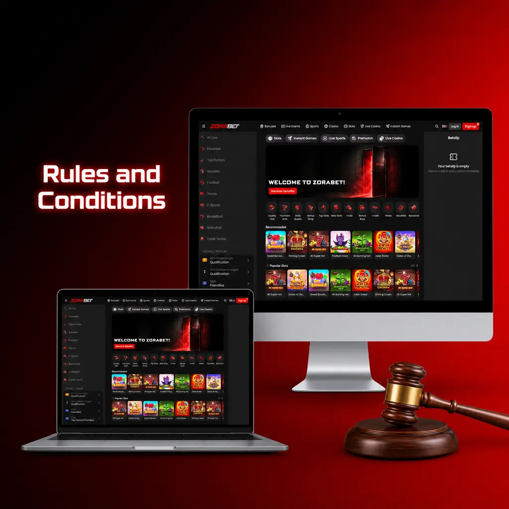 ZoraBet Romania rules covering age verification, KYC withdrawals, bonus terms, and jurisdictional restrictions for registered players